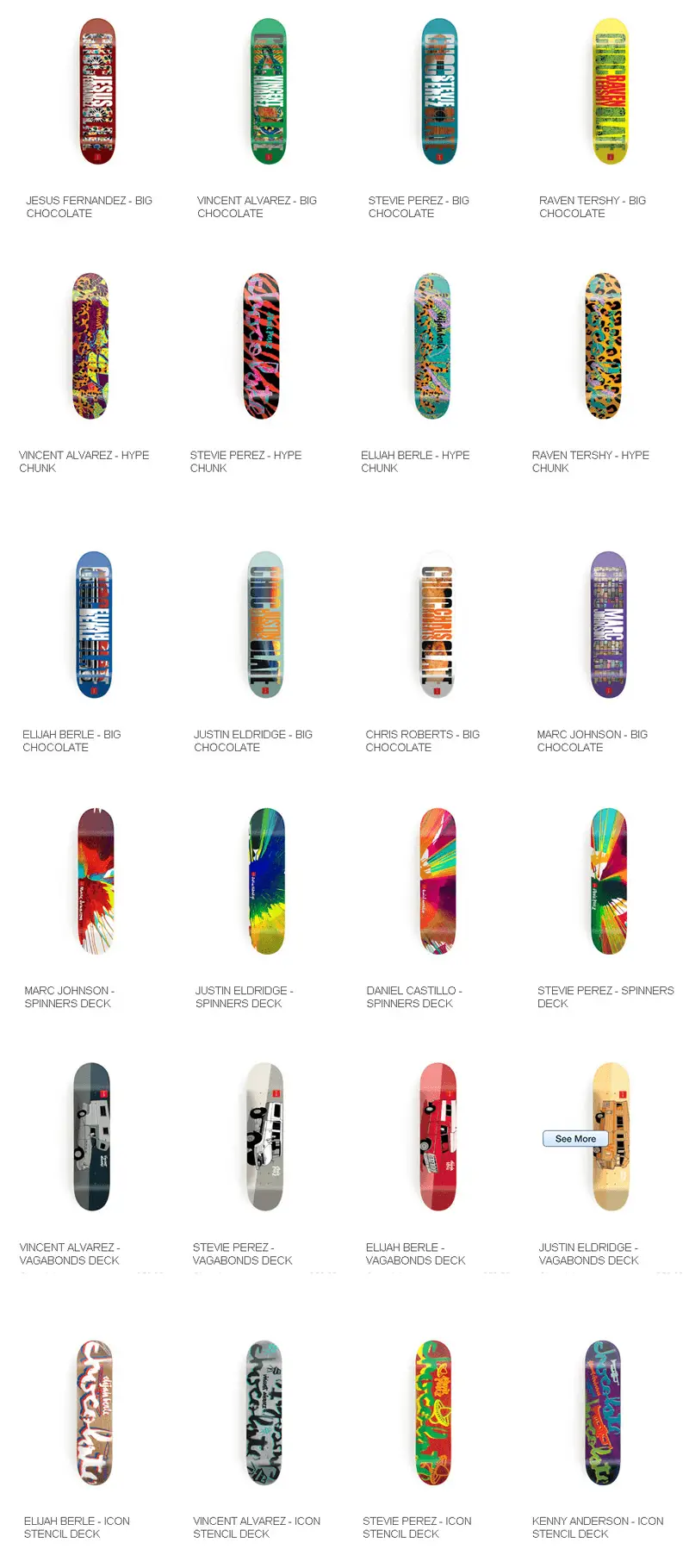 Chocolate Skateboard Catalog 2014 Page 2