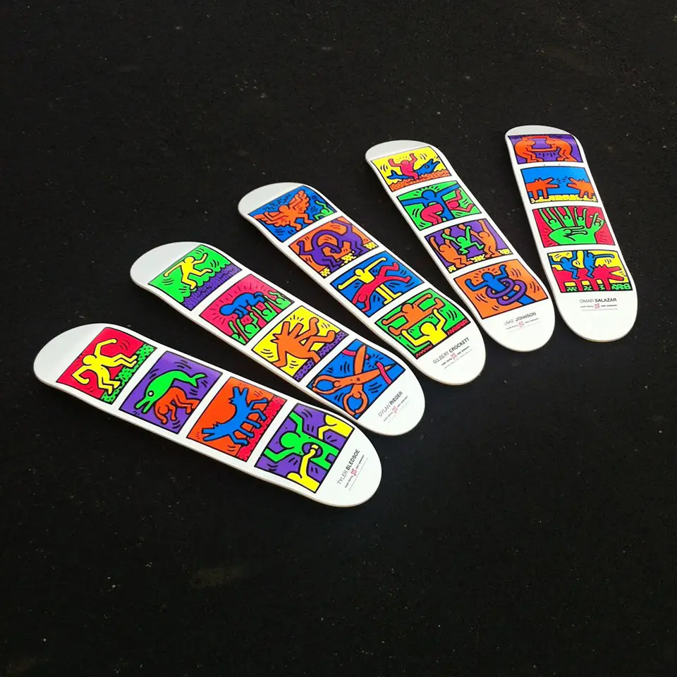 Alien Workshop keith haring retrospect skateboard decks