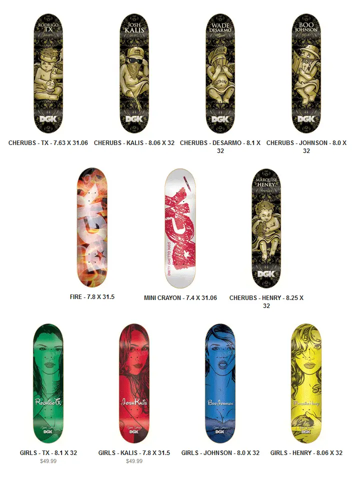 DGK Skateboards Decks catalog 2014 page 1