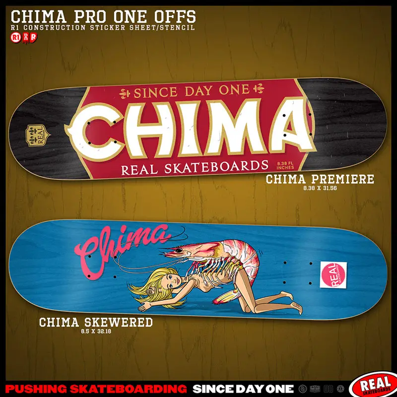 Real Skateboards 2014 chima pro