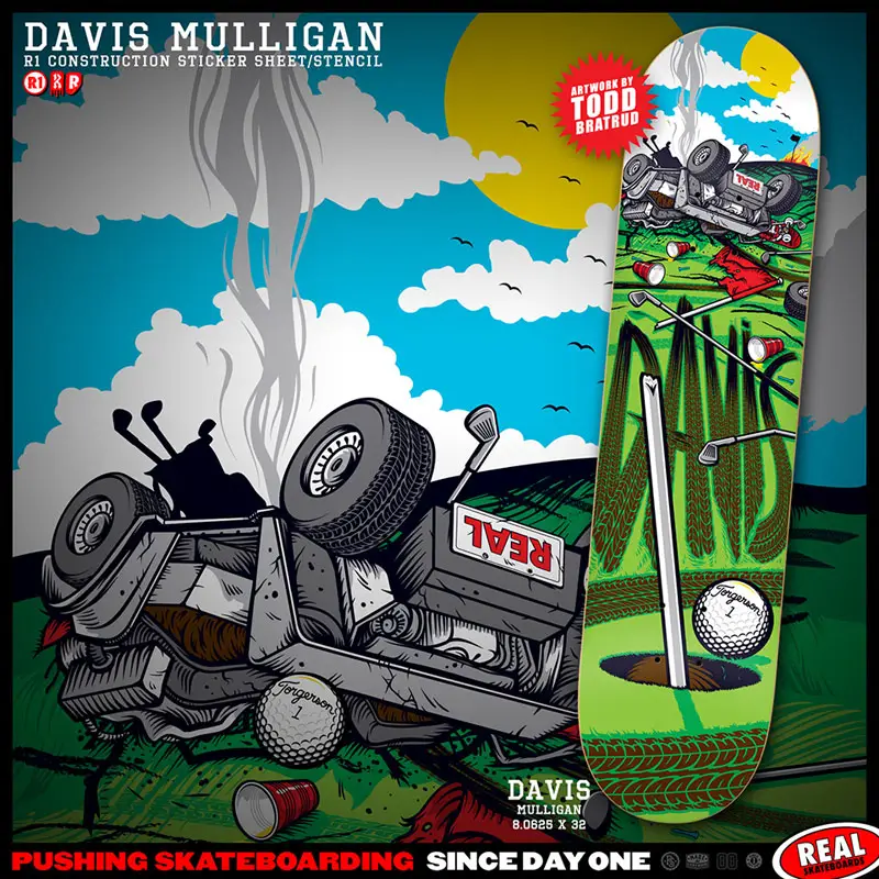 Real Skateboards 2014 davis mulligan