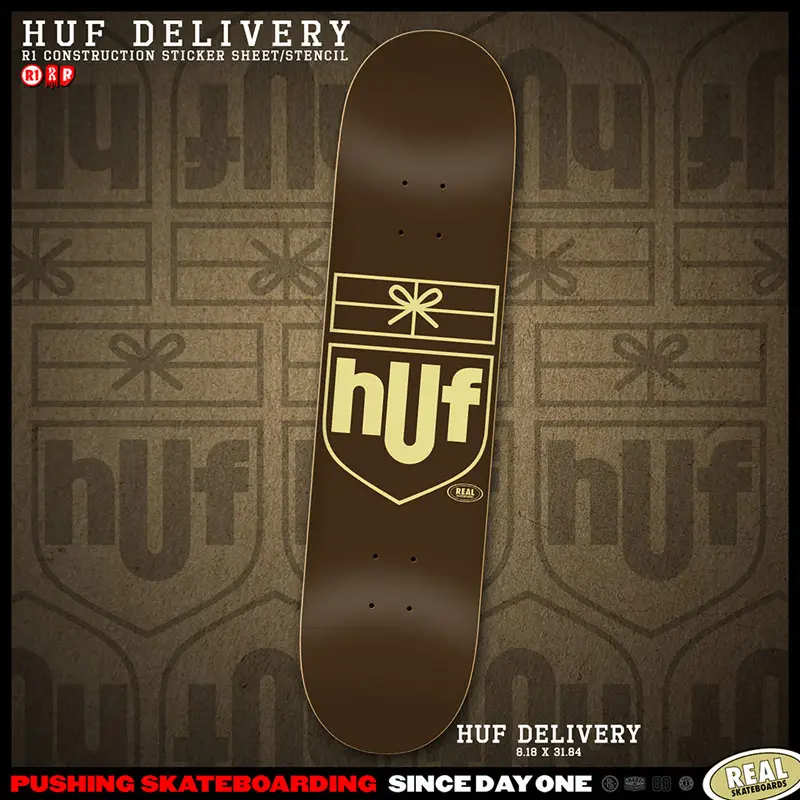 Real Skateboards 2014 huf delivery