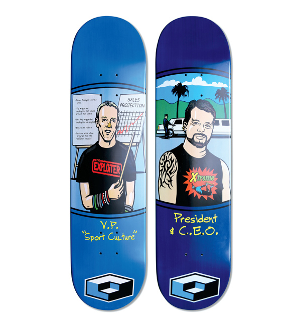 consolidated skateboards executive decks