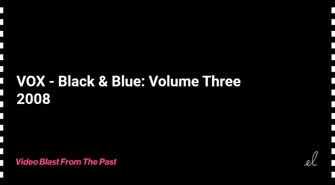 Vision - black & blue volume three skate video 2008