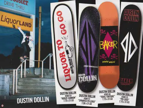 Baker Skateboards Dustin Dollin Decks