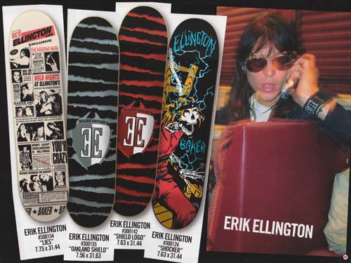 Baker Skateboards Erik Ellington Decks