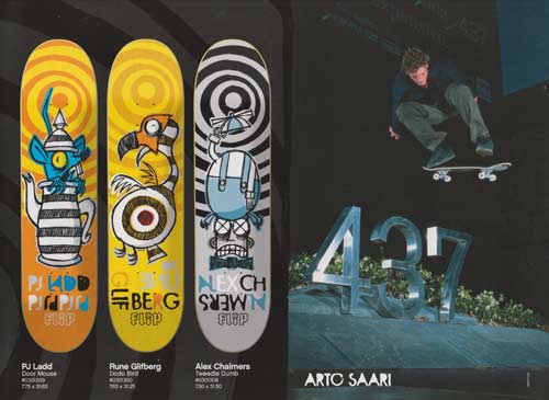 Vintage 2000-2001 Flip Skateboards Stickers Penny Rowley Sarri Appleyard etc 