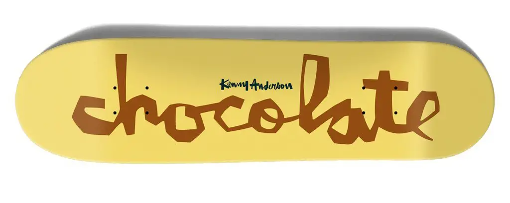 Chocolate Anderson Original Chunk Skidul Deck Yellow 8.5inches Skateboard deck
