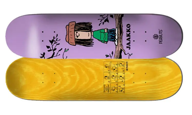 Element Peanuts Eudora X Jaakko Skateboard Deck 8.25inch skateboard deck 1