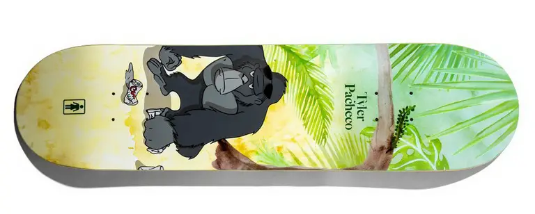 girl pacheco jungle beers deck 8 8.375inches skateboard deck